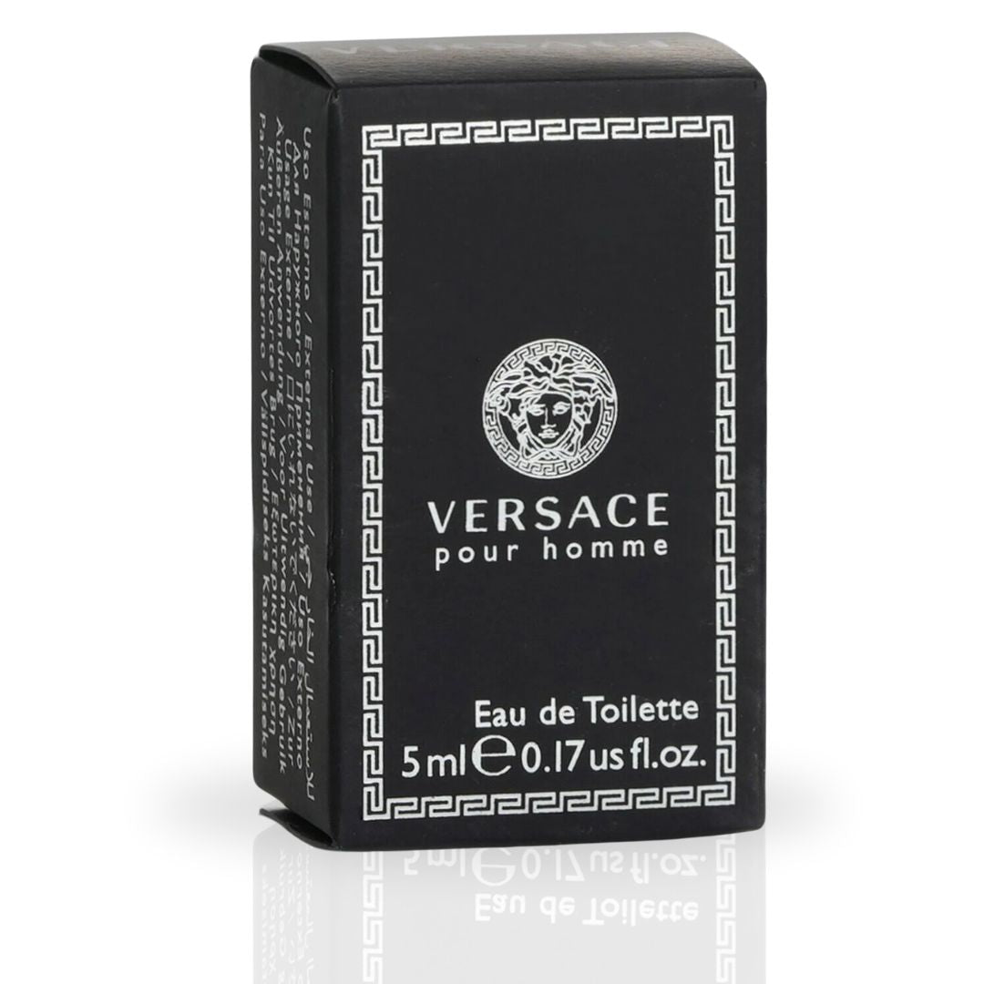 Versace Pour Homme Cologne EDT 5ML (0.17 OZ) by Versace | Long Lasting & Luxurious, Fragrance Miniatures.