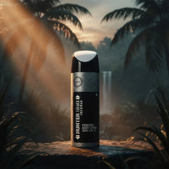 Armaf Hunter Intense deodorant spray 200ml bottle with sleek design and spray nozzle, positioned on a white background.
