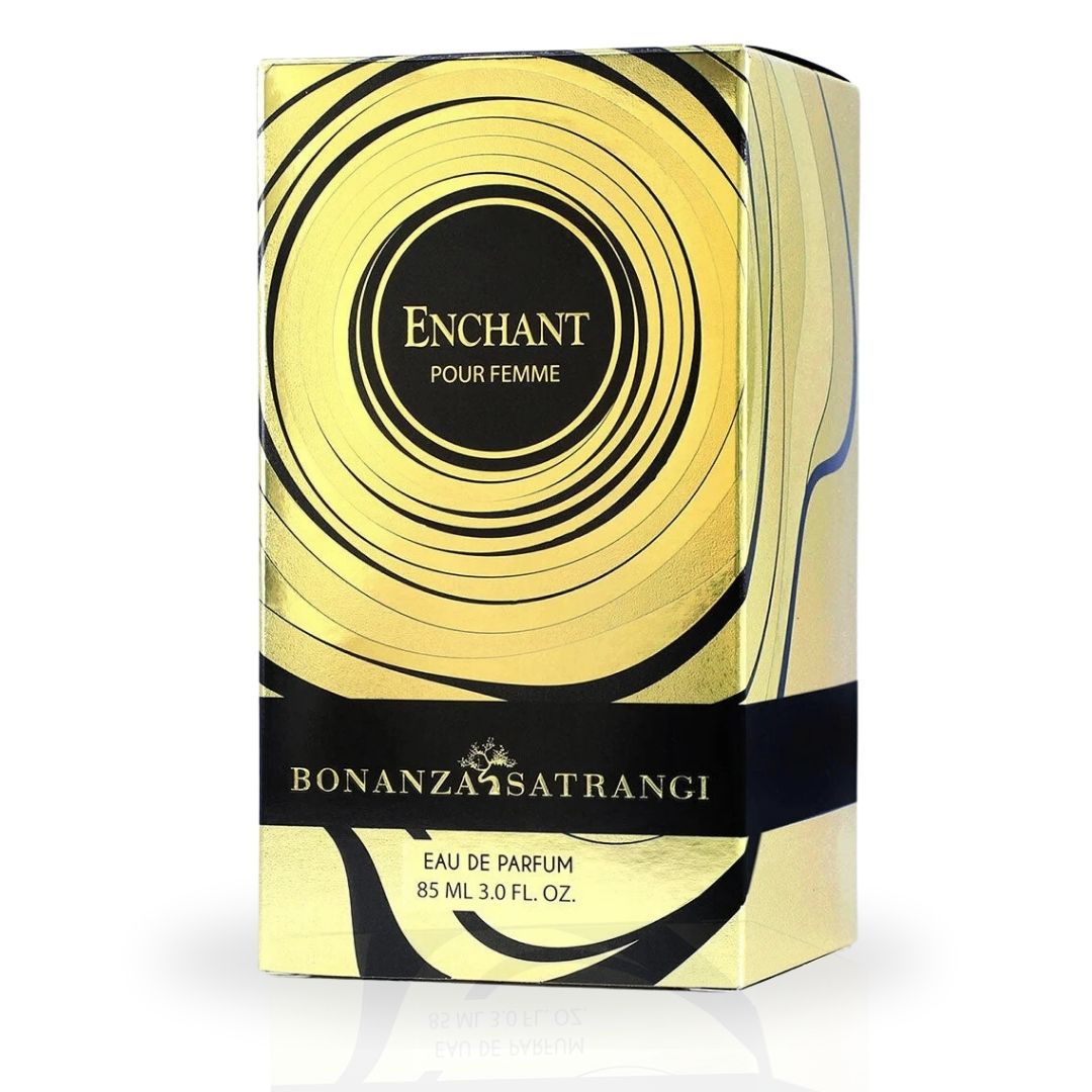 Enchant Pour Femme EDP Spray 85ML (3.0 OZ) by Bonanza Satrangi | Long Lasting, Elegant, Warm, Sensual, Luxurious Fragrance.