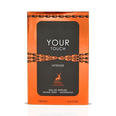 Your Touch Intense Eau De Parfum Spray 100ML (3.4 OZ) By Maison Alhambra | A Luxurious, Sweet-Spicy Fragrance With A Warm Finish.