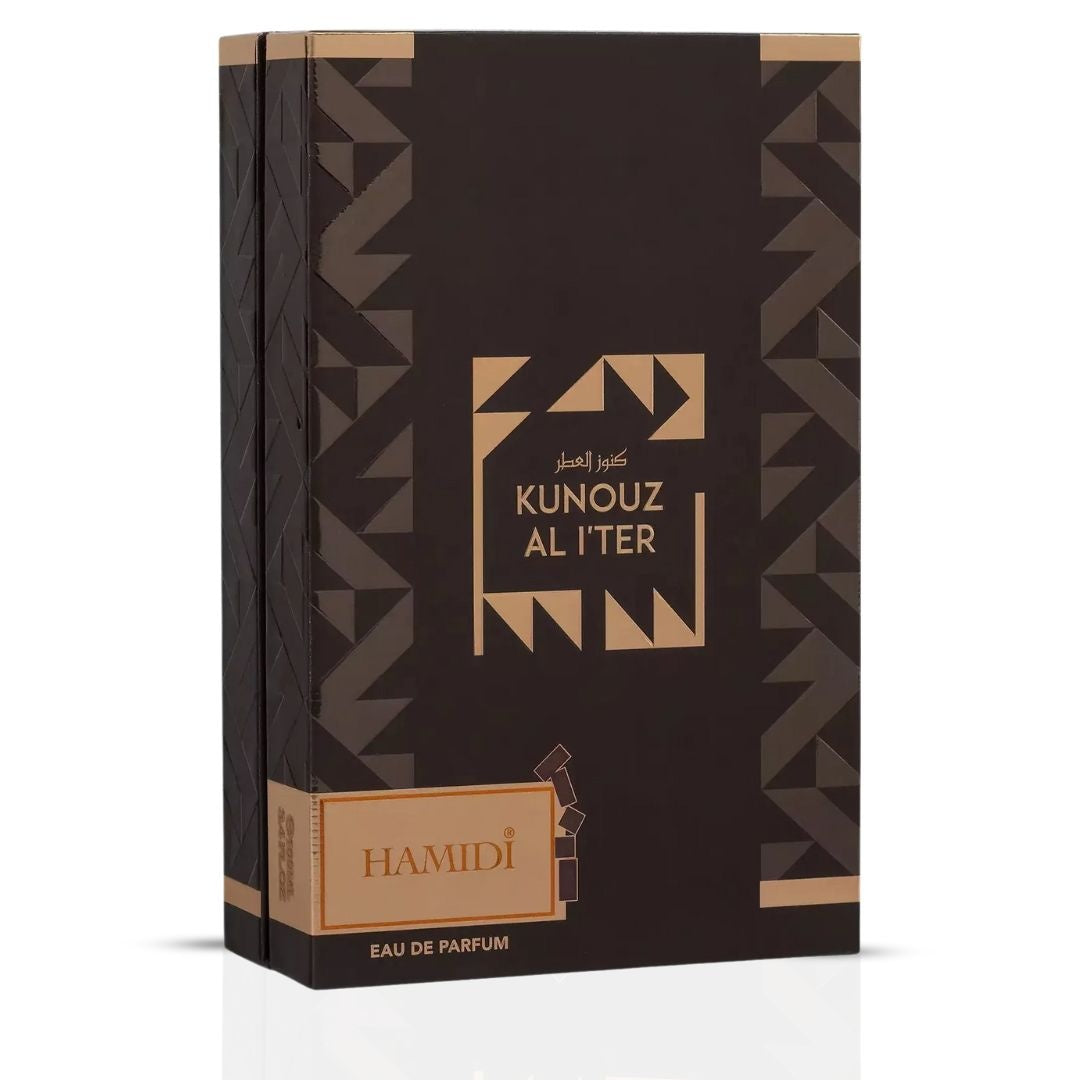 Kunouz Al Iter Eau de Parfum Spray 100ml (3.4 oz) by Hamidi - Intense Oud