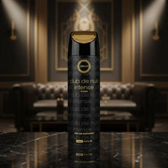 Armaf Club De Nuit Intense Woman deodorant spray in 200ml bottle, featuring sleek packaging and spray nozzle.