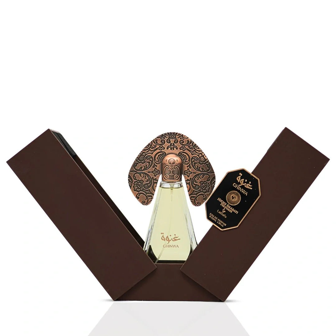 Niche Emarati Ghinwa Eau de Parfum Spray 100ml (3.4 oz) by Lattafa