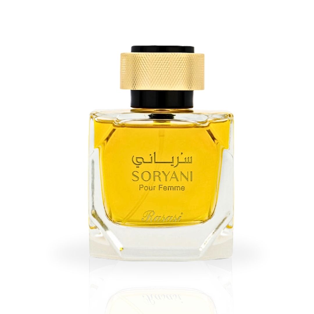 Soryani Pour Femme EDP Spray 100ML (3.4OZ) by Rasasi | Long Lasting, Refreshing, Citrusy, Musky, Floral, Feminine Scent.