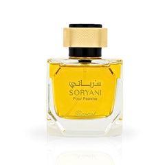 Soryani Pour Femme EDP Spray 100ML (3.4OZ) by Rasasi | Long Lasting, Refreshing, Citrusy, Musky, Floral, Feminine Scent.