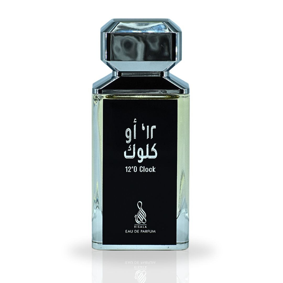 12'O Clock EDP Spray 100ML (3.4 OZ) By RISALA | Embrace The Bold Fusion Of Spice & Sensuality.