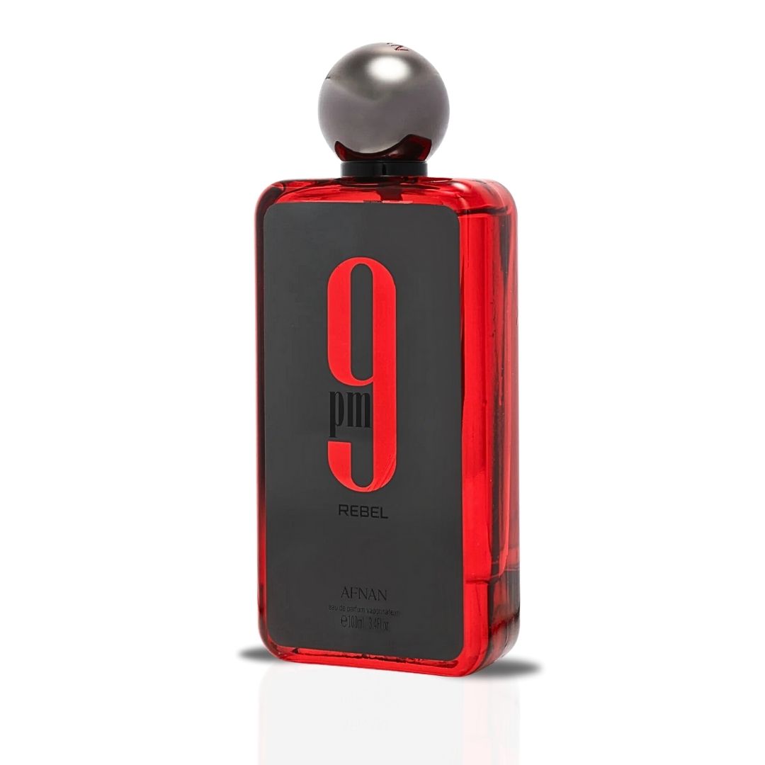 9PM Rebel Eau De Parfum Spray 100ML (3.4 OZ) By Afnan | Fruity Freshness Meets Woody Sweetness.