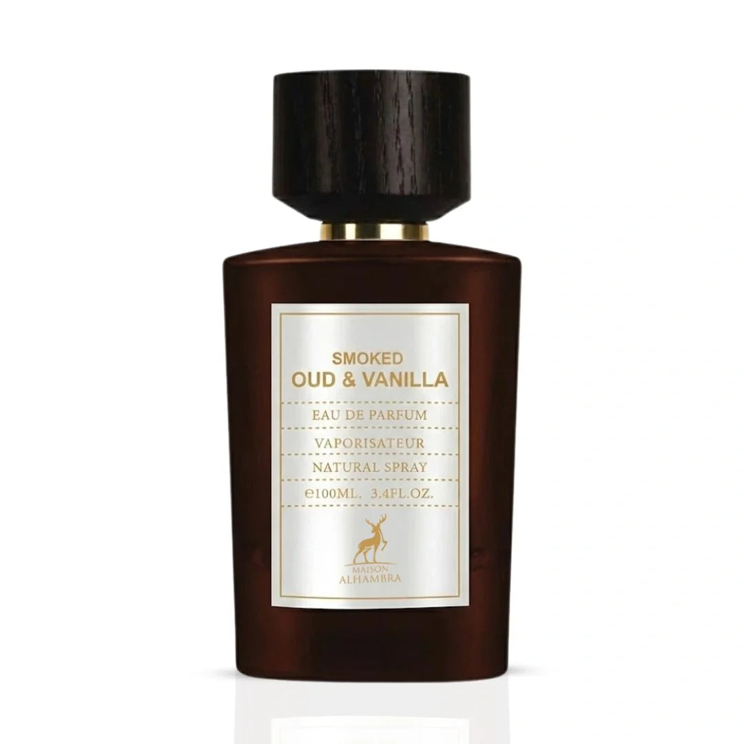 Smoked Oud & Vanilla Eau de Parfum Spray 100ml (3.4 oz) by Maison Alhambra