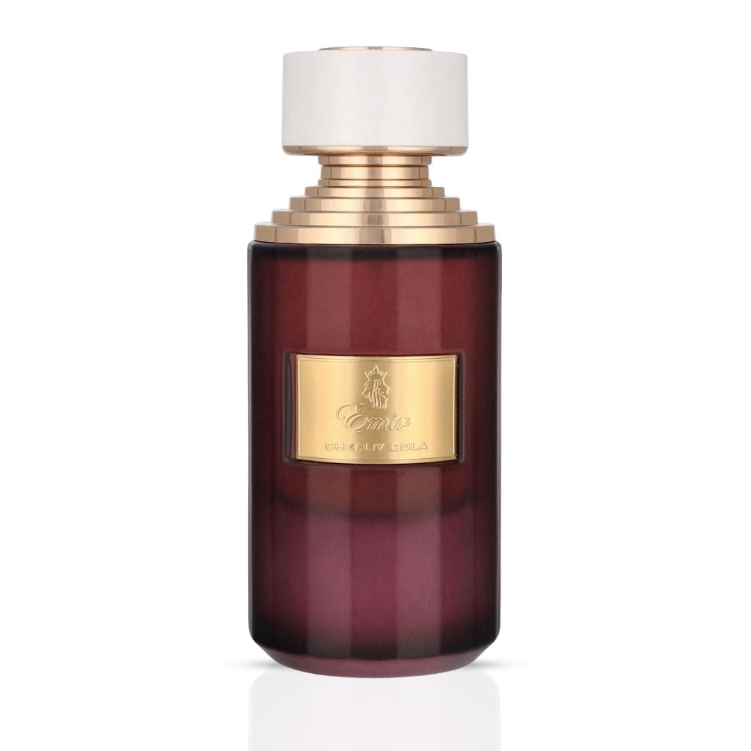 Cherry Cola Eau de Parfum Spray by Paris Corner, 75ml bottle, with a sleek glass design and cherry cola scent notes.