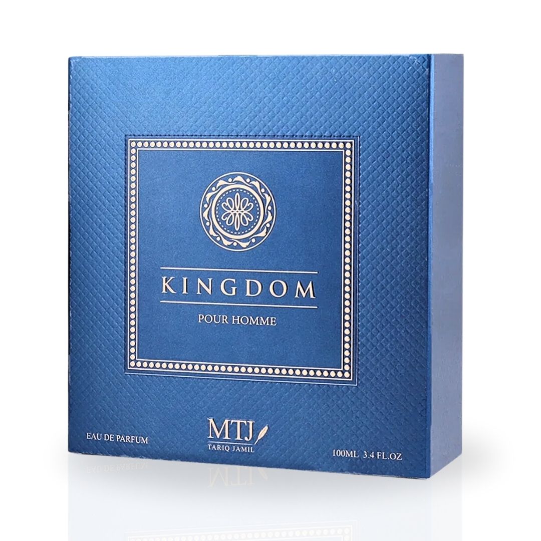 Kingdom Pour Homme EDP Spray 100ML (3.4 OZ) by MTJ | Long Lasting, Citrusy, Woody, Vibrant, Luxurious Masculine Scent.