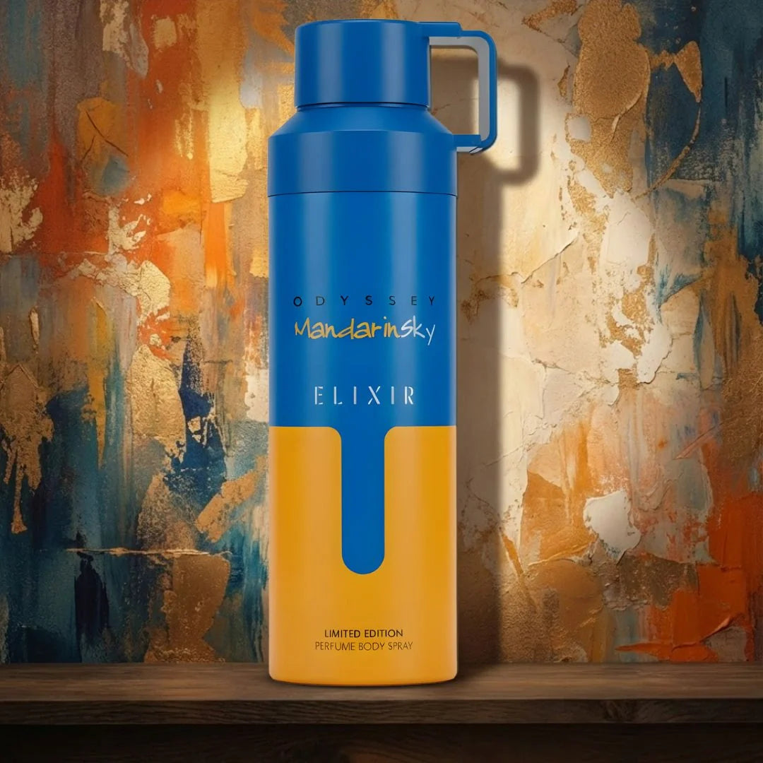 Odyssey Mandarin Sky Elixir Deodorant Spray 200ml (6.8 oz) by Armaf