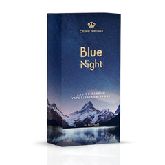 Blue Night Eau De Parfum Spray 50ML (1.7 OZ) By Al Rehab | A Fresh Citrus Burst Followed By Calming Lavender & A Woody Base.