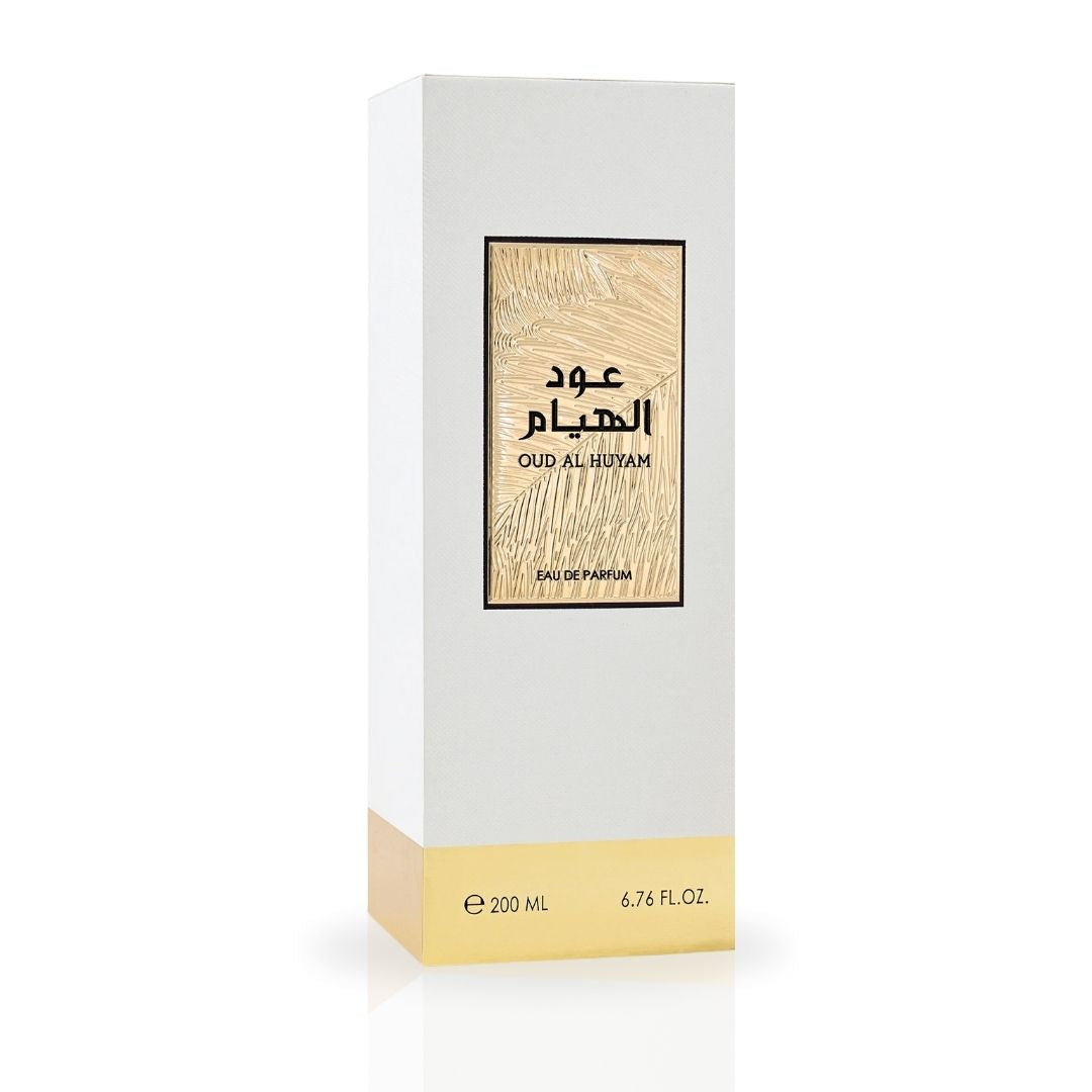 Oud Al Huyam EDP Spray 200ML (6.76 OZ) by Rasasi | Long Lasting, Refreshing, Floral, Luxurious Unisex Scent.