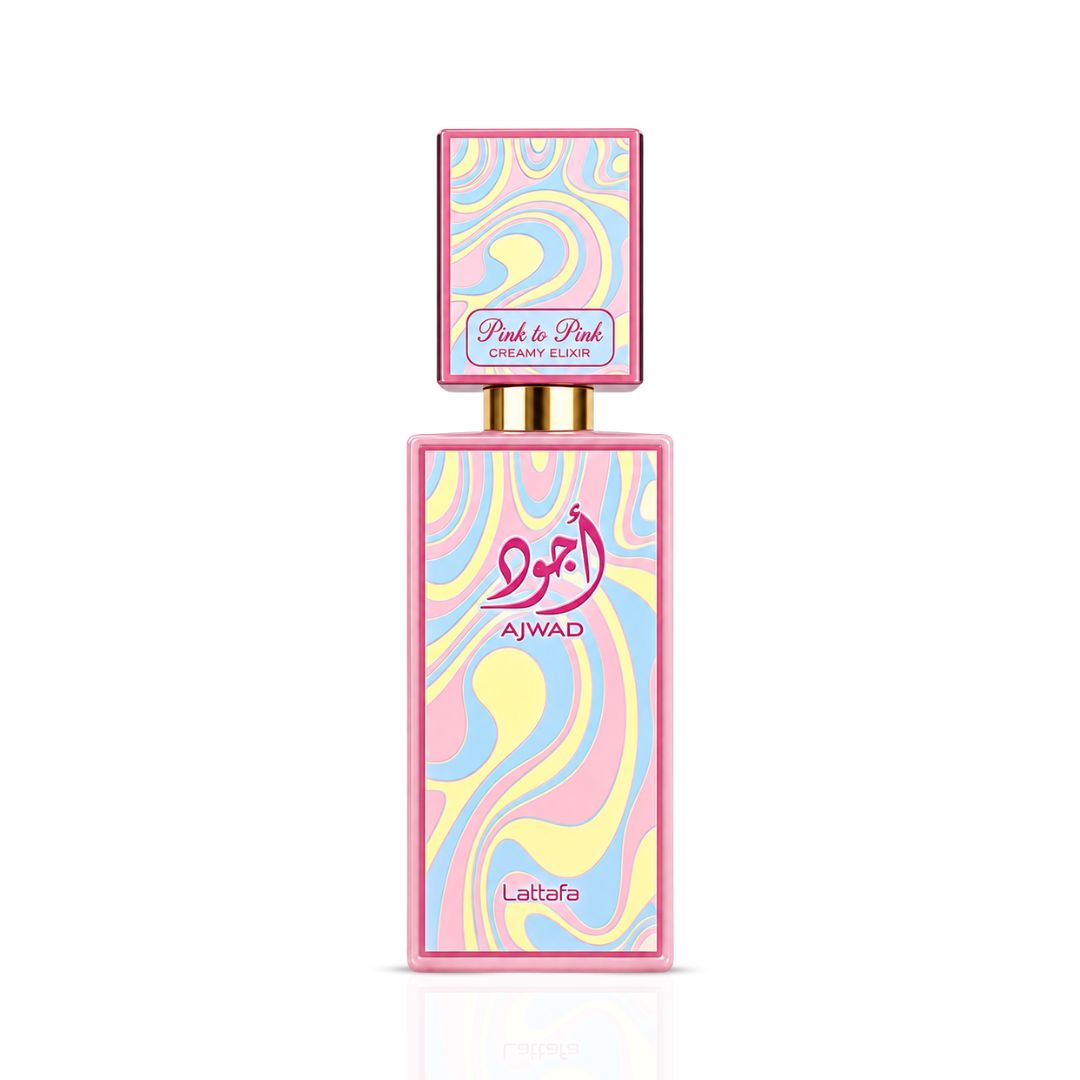 Ajwad Pink to Pink Creamy Elixir Eau de Parfum Spray 60ml (2.0 oz) by Lattafa
