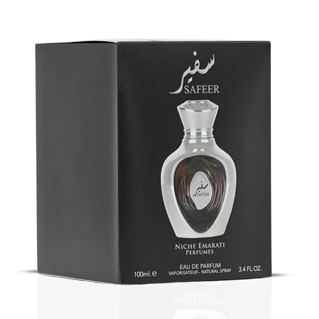 Niche Emarati Safeer Eau De Parfum Spray 100ml (3.4 oz) by Lattafa Pride