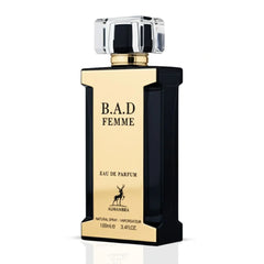 B.A.D. Femme Eau de Parfum Spray 100ml (3.4 oz) by Maison Alhambra - Intense Oud