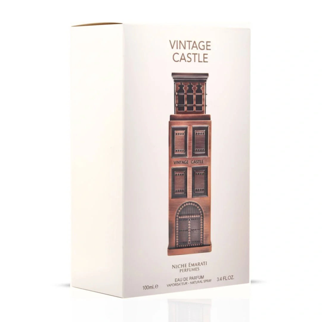 Niche Emarati Vintage Castle Eau de Parfum Spray 100ml (3.4 oz) by Lattafa