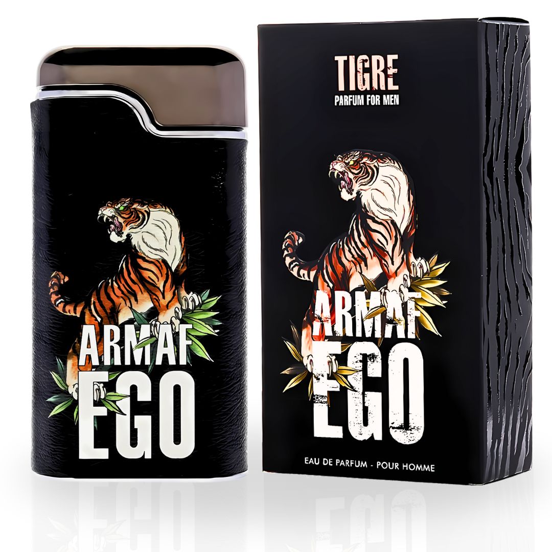 Ego Tigre Parfum For Men EDP Spray 100ML (3.4 OZ) By Armaf | Experience The Aquatic Freshness Of This Sensual Fragrance.