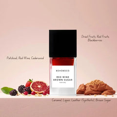 Red Wine Brown Sugar Eau de Parfum Spray 50ml (1.7 fl oz) by Bohoboco - Intense Oud