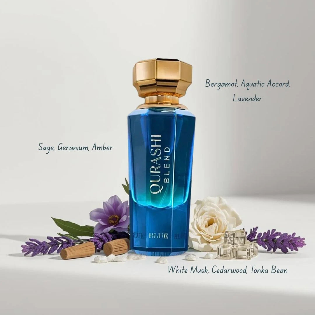 Al Qurashi Blend Blue Eau de Parfum Spray 90ml (3.04 oz) by Abdul Samad Al Qurashi