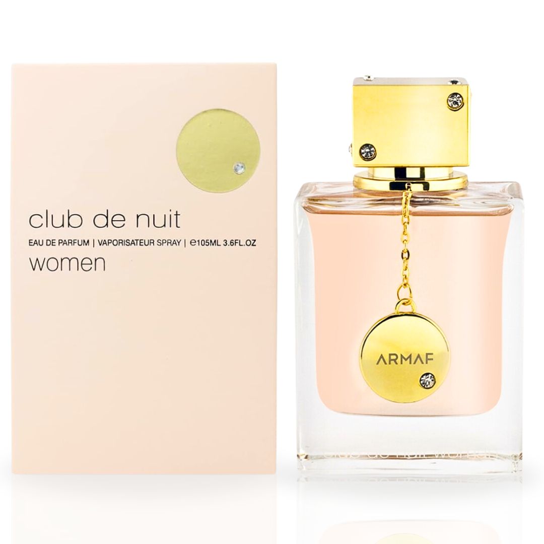 Club De Nuit Women EDP Spray 105ML (3.6 OZ) & Perfumed Body Spray 200ML (6.8 OZ) By Armaf | Exquisite Fragrance for Women. (LUXE BUNDLE)