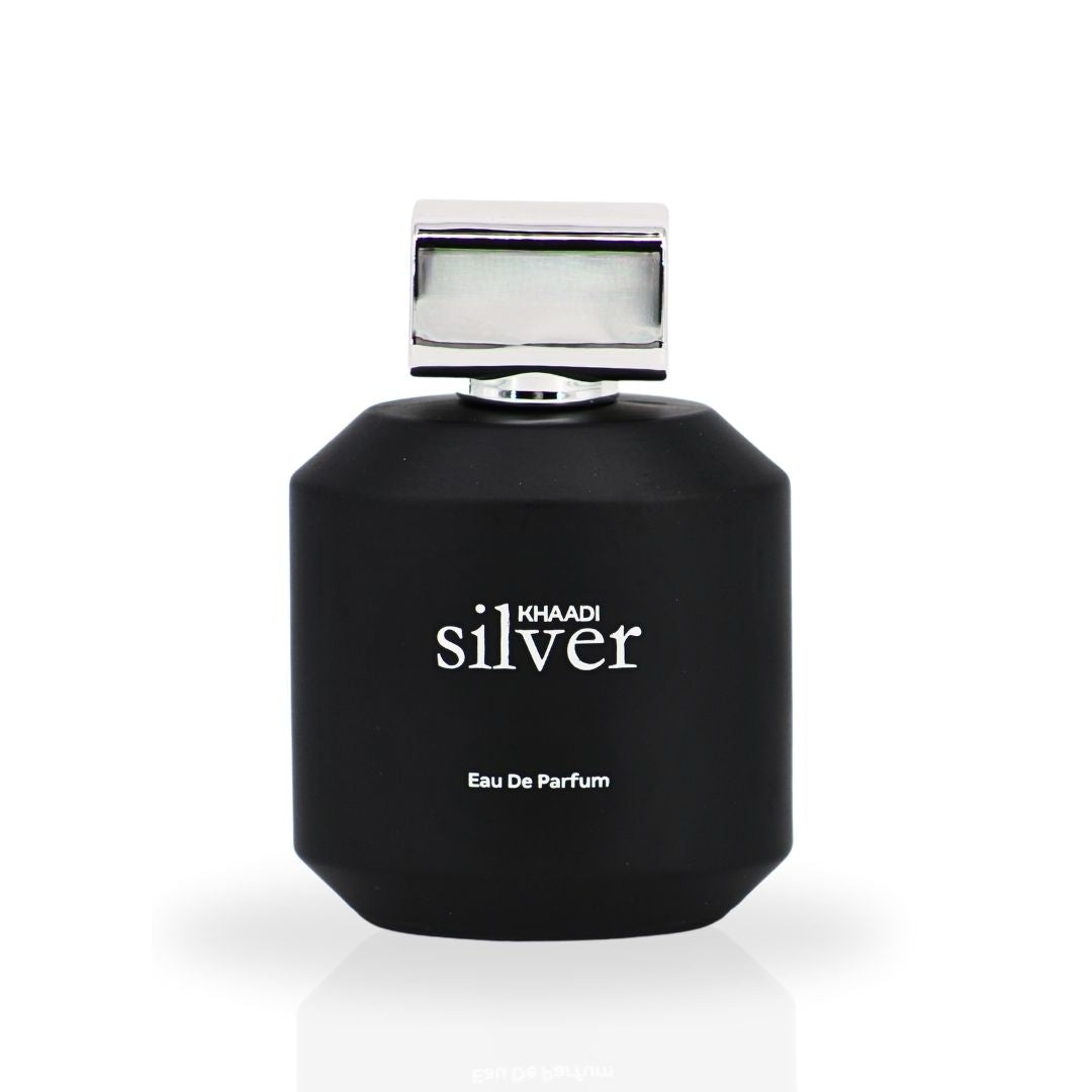 Silver EDP Spray 100ML (3.4 OZ) by Khaadi | Long Lasting, Refreshing, Citrusy, Powdery, Sweet Perfumes.