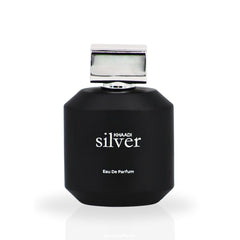 Silver EDP Spray 100ML (3.4 OZ) by Khaadi | Long Lasting, Refreshing, Citrusy, Powdery, Sweet Perfumes.