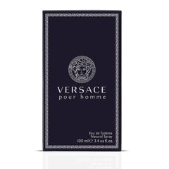 Versace Pour Homme Eau De Toilette Sprays 100ML (3.4 OZ) by Versace | Freshness Refined—Citrus Brilliance Meets Exotic Depth.