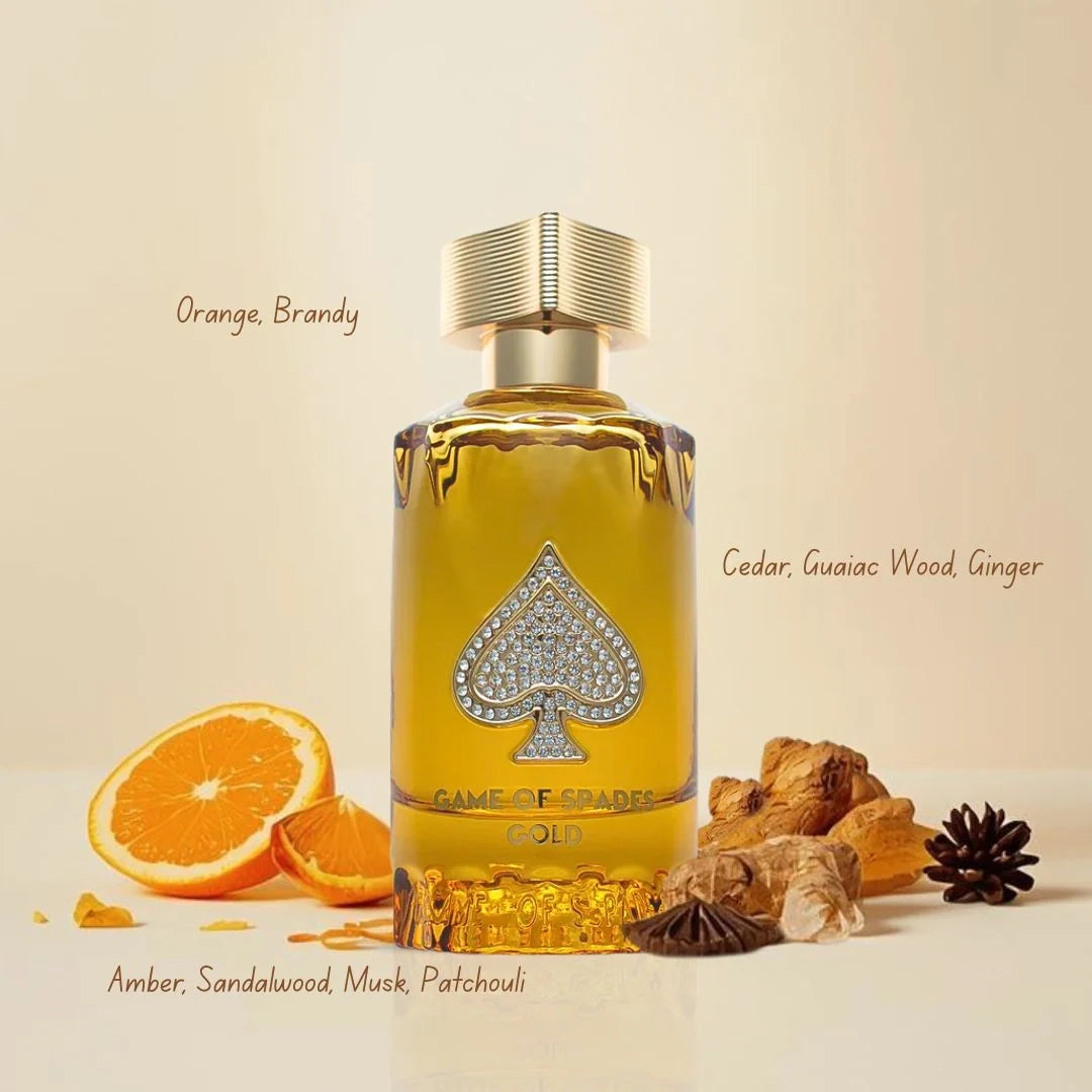Game Of Spades Gold Parfum Spray 100ml (3.4 fl oz) by Jo Milano Paris