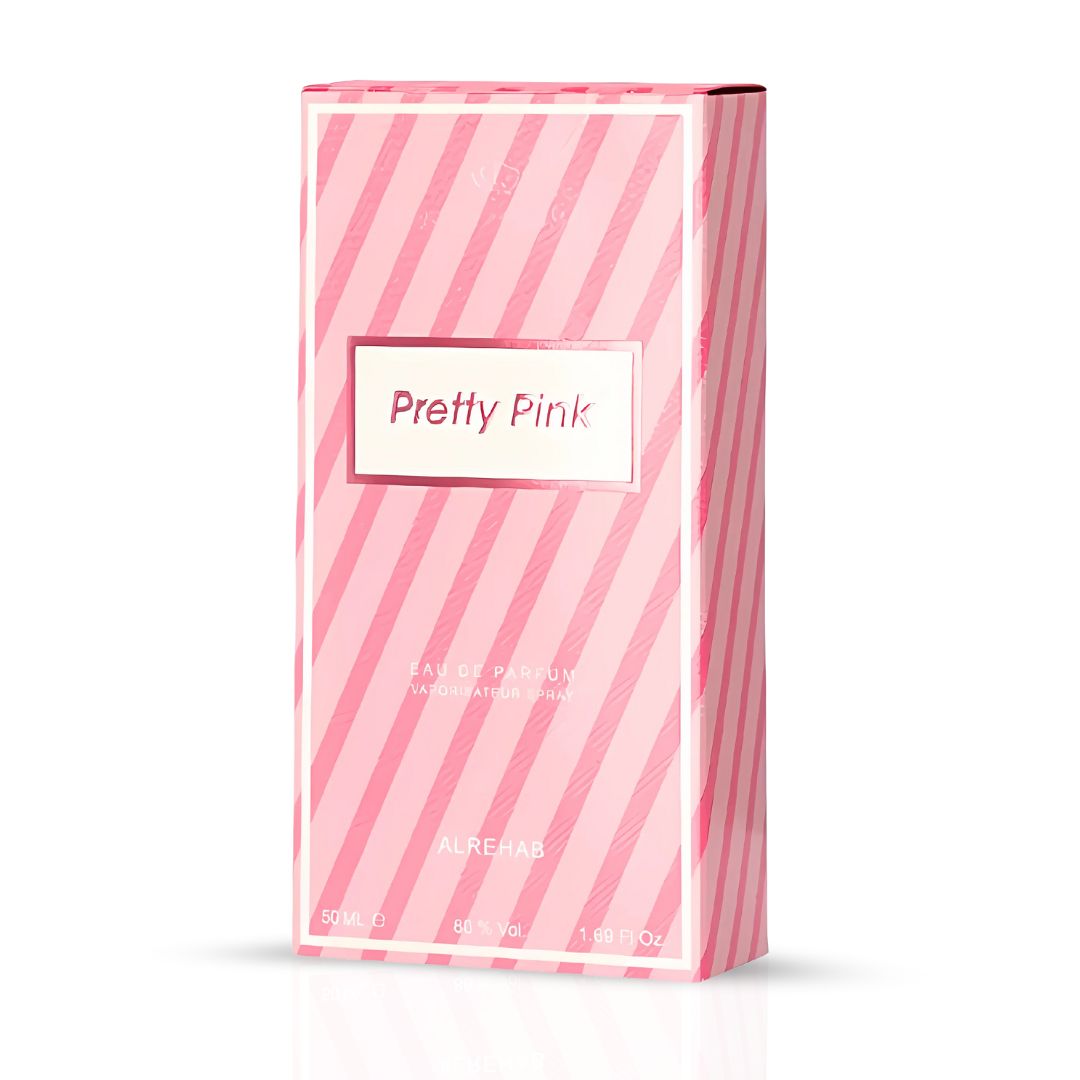 Pretty Pink Eau De Parfum Spray 50ML (1.7 OZ) By Al Rehab | A Delicate Blend Of Soft Florals & Warm Musk, Perfect For Those Who Appreciate A Fresh, Feminine Fragrance.