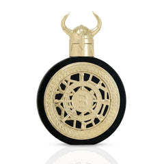 Bharara Viking Cairo Eau De Parfum spray bottle, 100ml, with a sleek design and black cap, by Bharara.