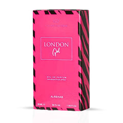 London Girl Eau De Parfum Spray 50ML (1.7 OZ) By Al Rehab | A Sweet & Sophisticated Blend Of Juicy Fruits, Delicate Florals & Vanilla.