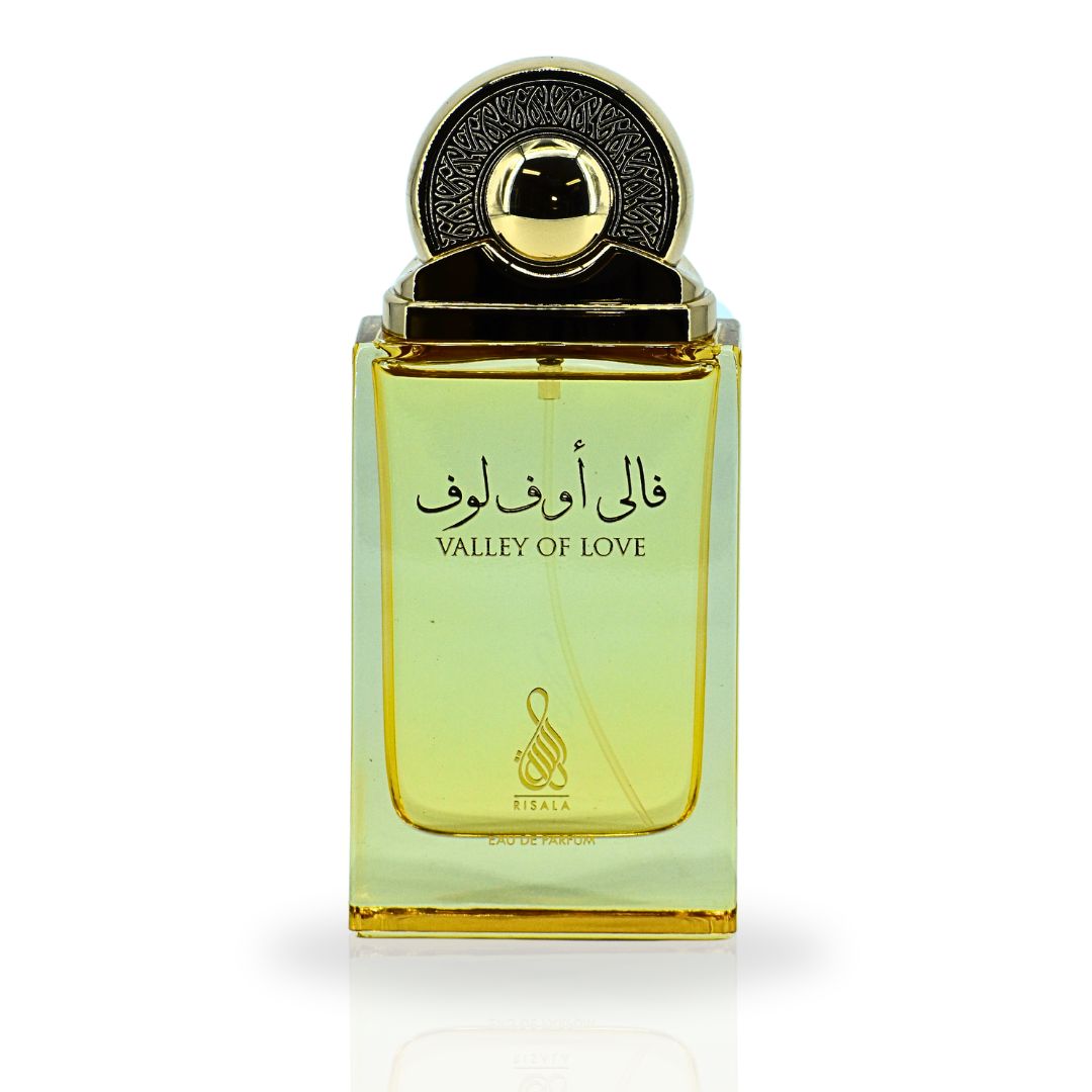 Valley Of Love EDP Spray 100ML (3.4 OZ) By RISALA | Immerse Yourself In The Elegance And Warmth Of This Fragrance.