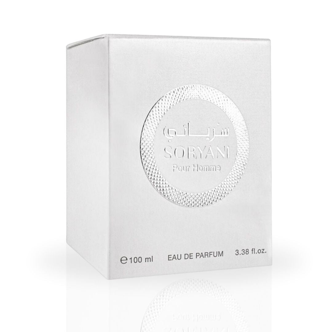 Soryani Pour Homme EDP Spray 100ML (3.4OZ) by Rasasi | Long Lasting, Refreshing, Citrusy, Floral, Luxurious Masculine Scent.