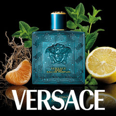 Versace Eros Eau De Parfum Spray 100ML (3.4 OZ) by Versace | Feel the Power of Versace: Energizing Citrus, Sophisticated Wood, Endless Luxury.