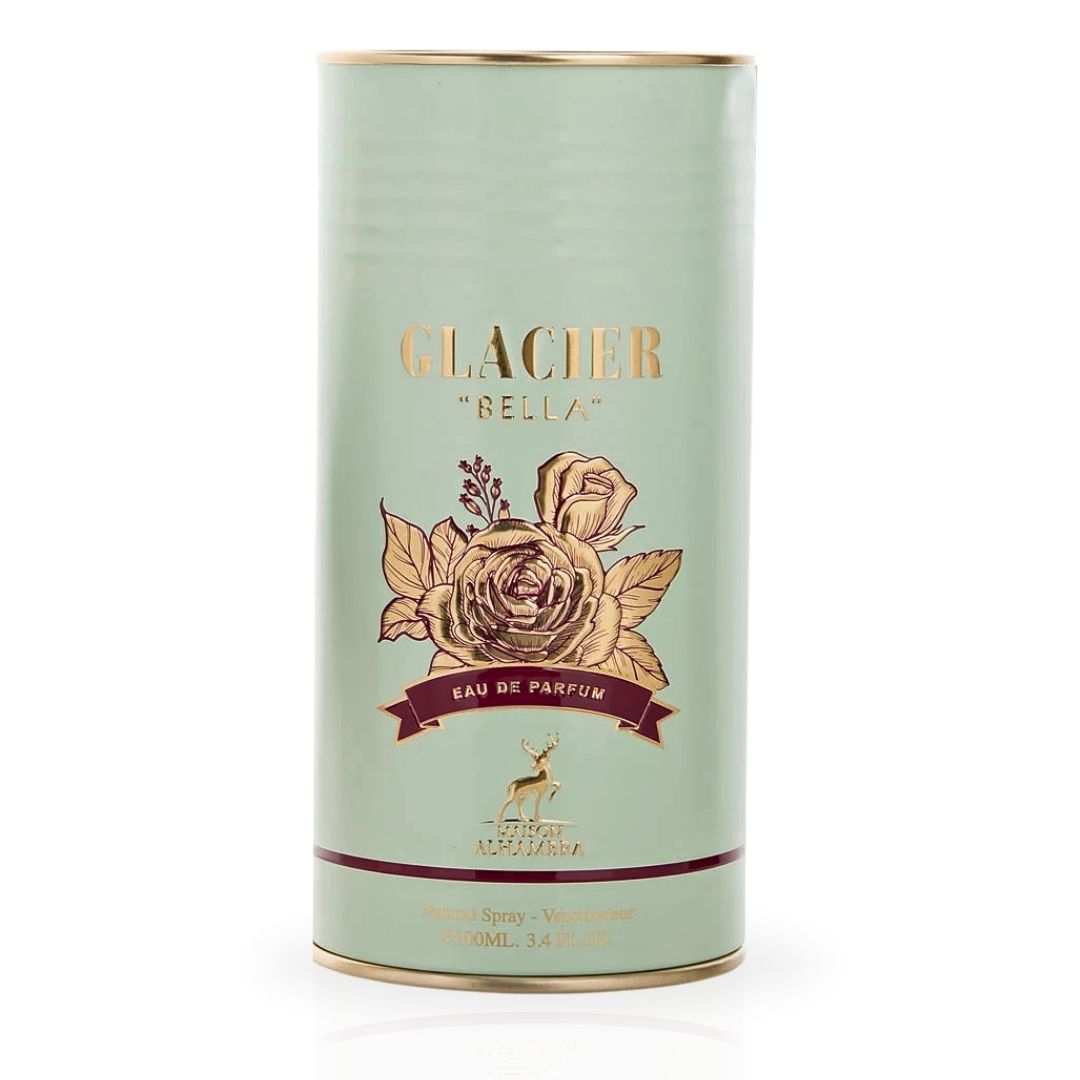 Glacier Bella Eau De Parfum Spray 100ML (3.4 OZ) By Maison Alhambra | Capture Hearts With This Delicate Scent.