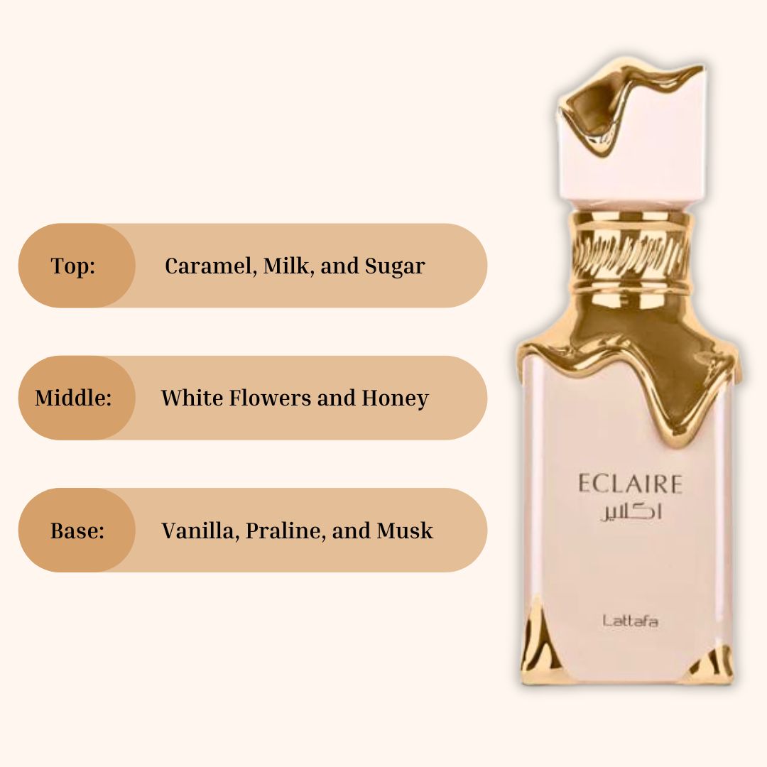 Eclaire EDP Spray 100ML (3.4 OZ) By Lattafa | Long Lasting & Enchanting Fragrance For Women.