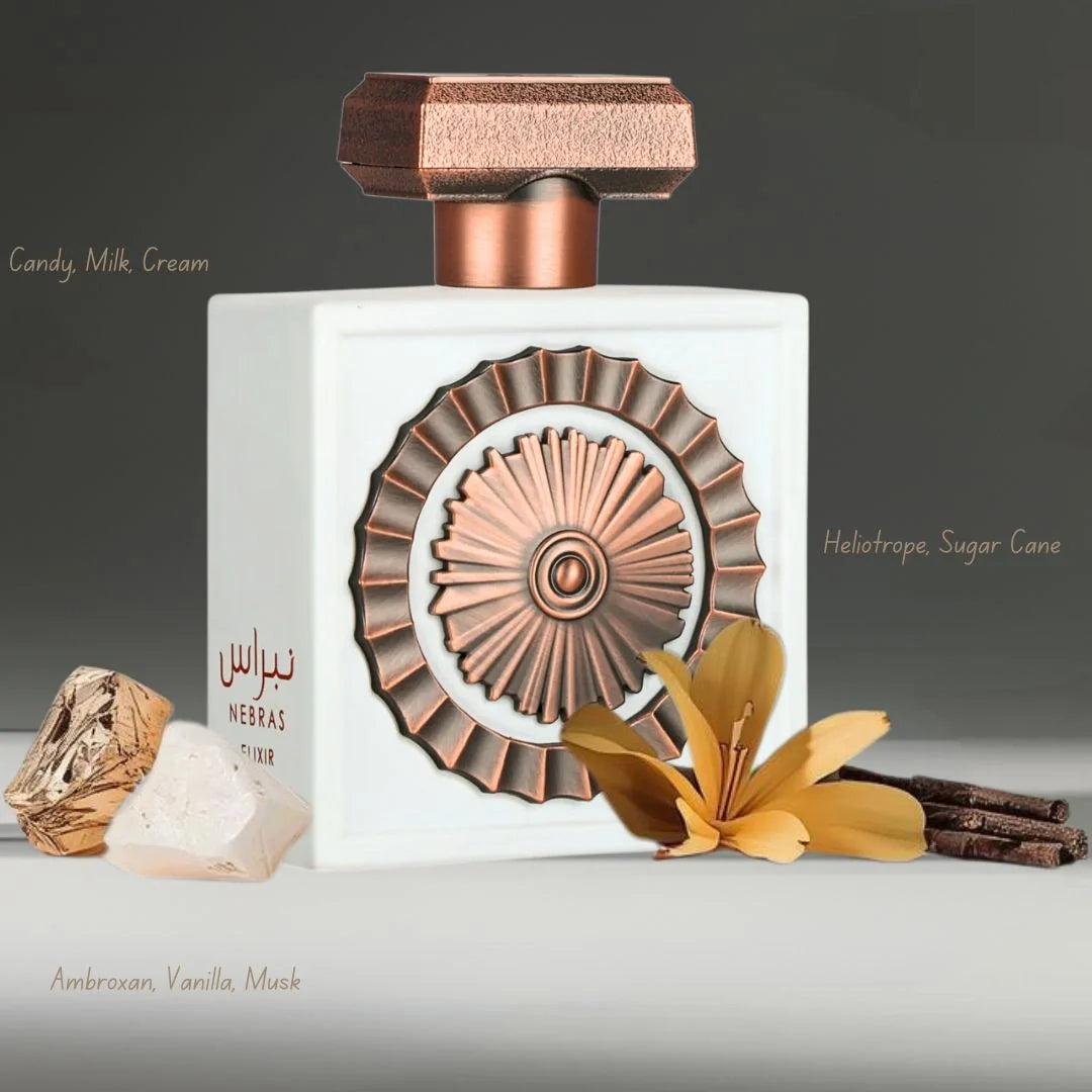 Nebras Elixir Eau de Parfum Spray 100ml (3.4 oz) by Lattafa Pride