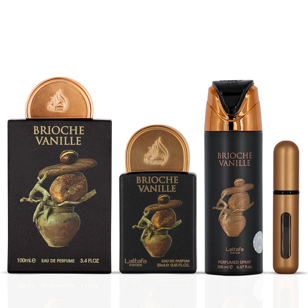 Lattafa Pride Brioche Vanille 3-Piece Eau de Parfum Gift Set