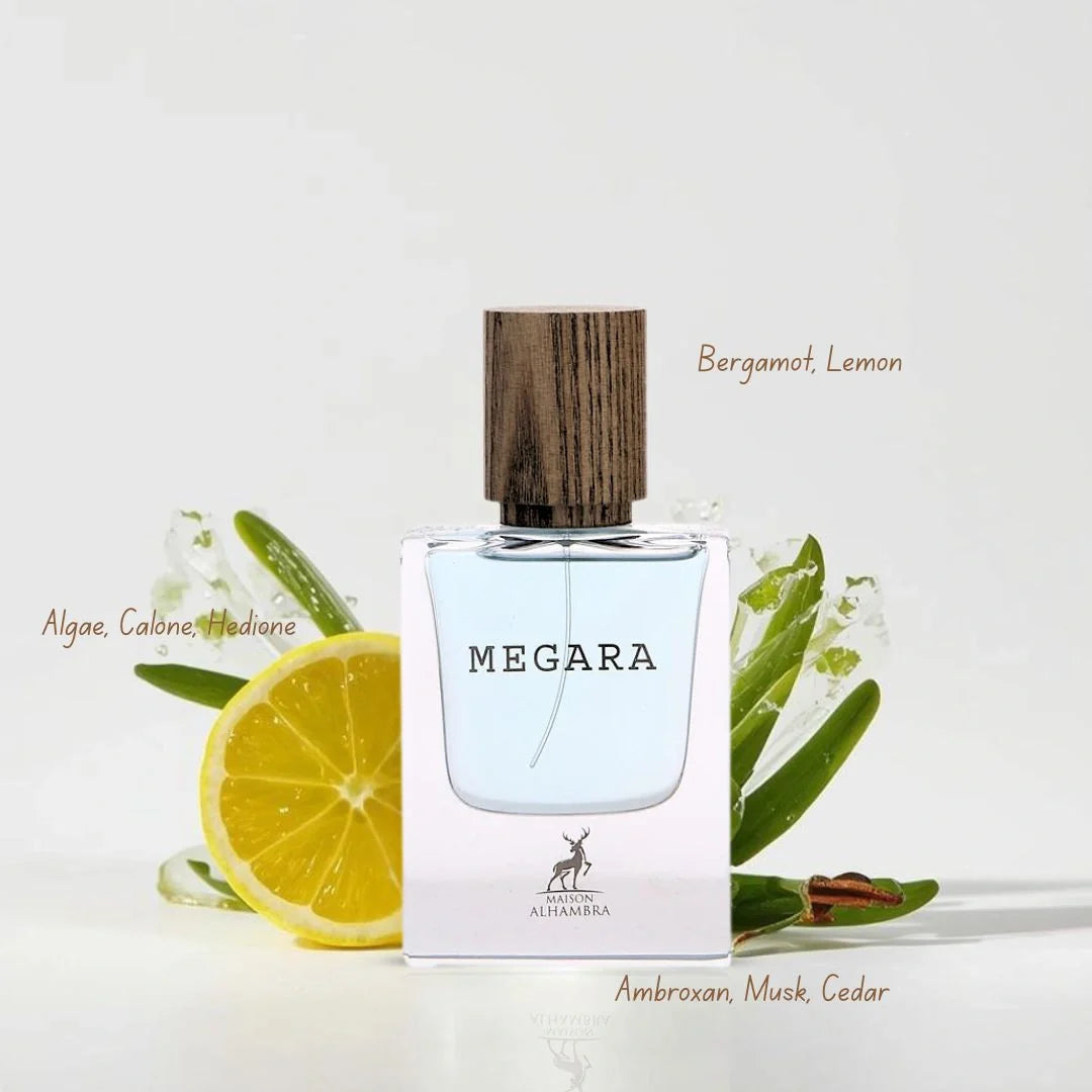 Megara Eau de Parfum Spray 100ml (3.4 oz) by Maison Alhambra