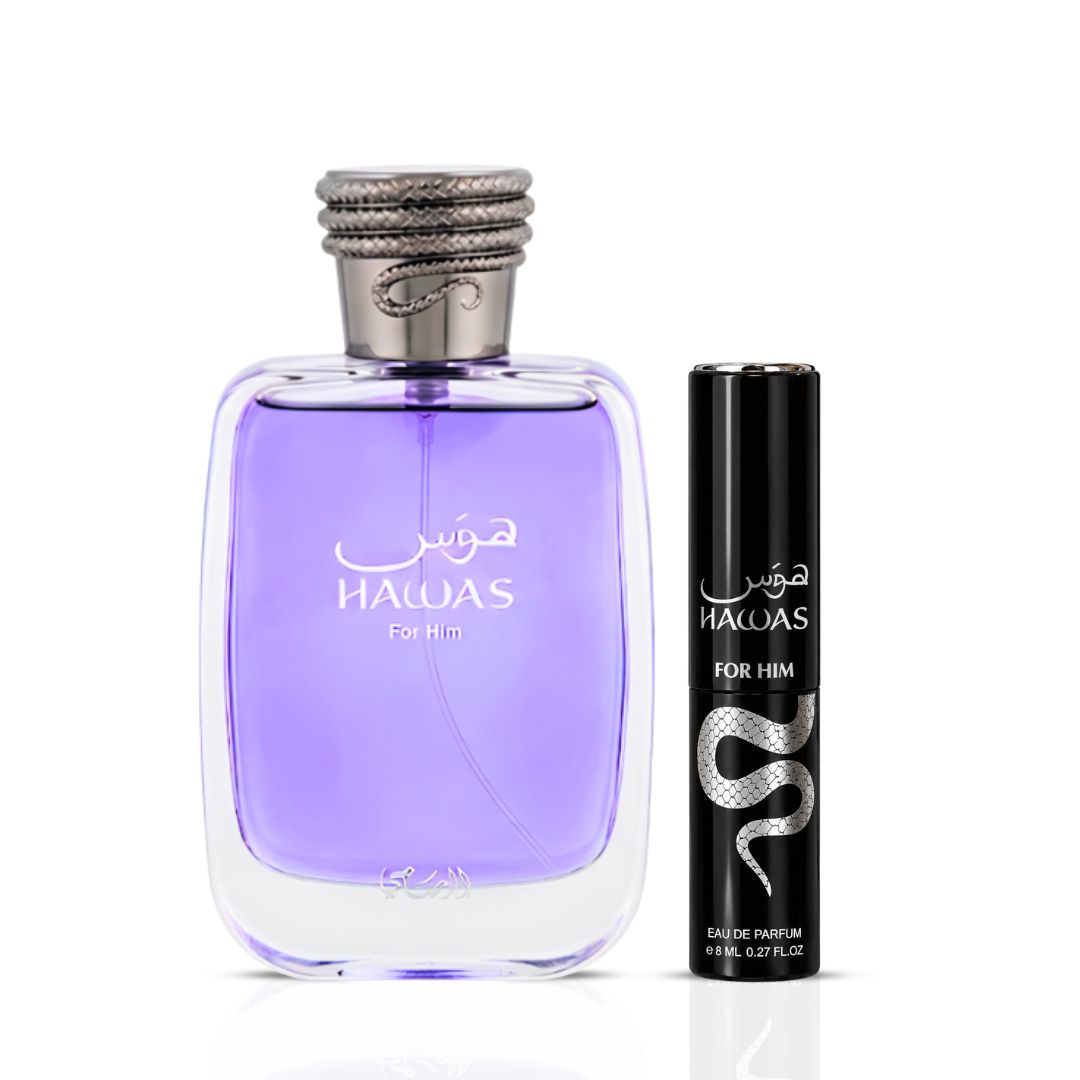 Hawas 2-Piece Perfume Travel Gift Set by Rasasi