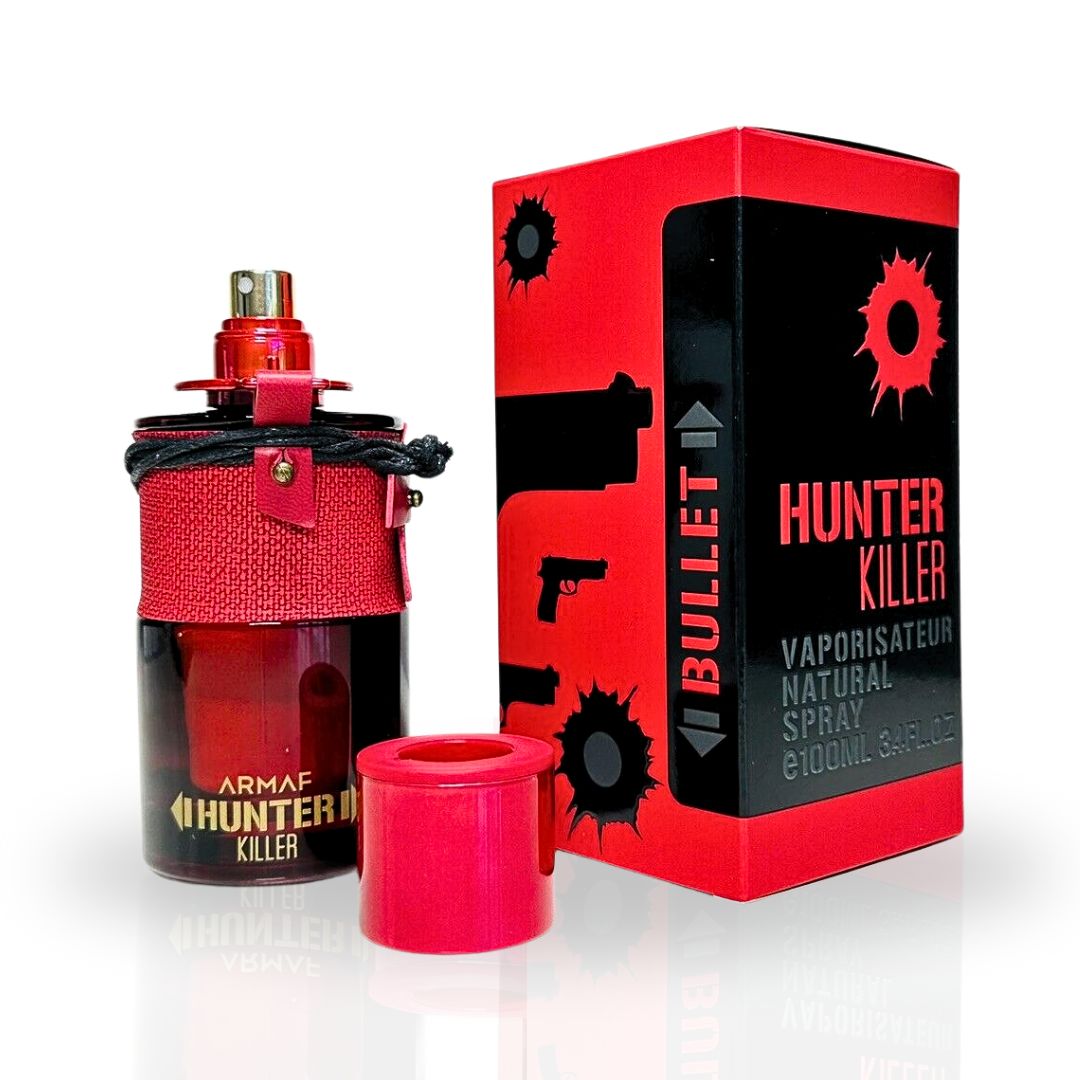 Hunter Killer For Men EDP Spray 100ML (3.4 OZ) By Armaf | Elevate Your Presence With This Captivating Fragrance. - Intense Oud