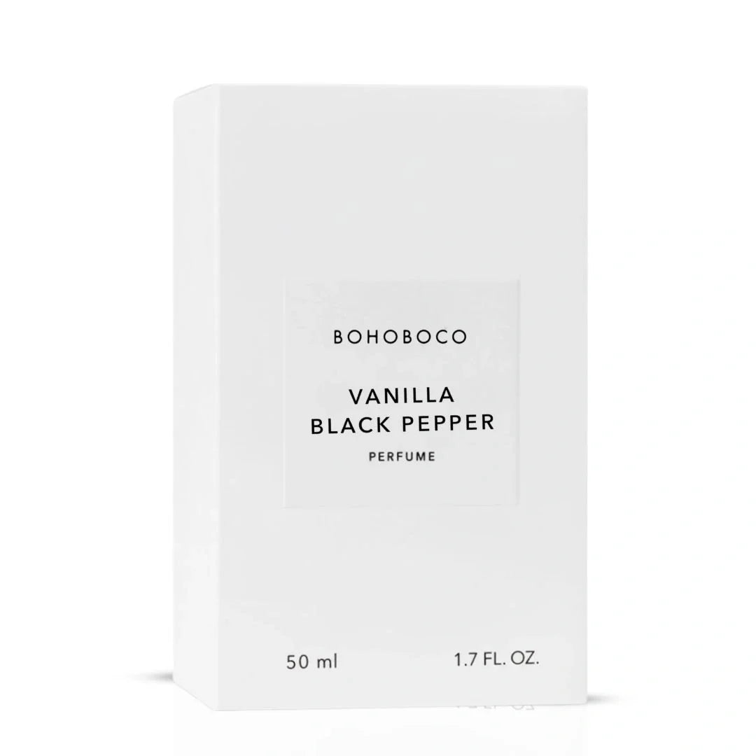 Vanilla Black Pepper Eau de Parfum Spray 50ml (1.7 fl oz) by Bohoboco - Intense Oud