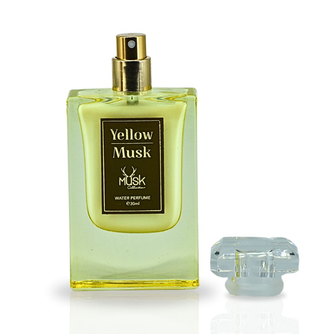 YELLOW MUSK WATER PERFUME 30ML (1.01 OZ) By Hamidi | Indulge In The Vibrant & Refreshing Aroma.