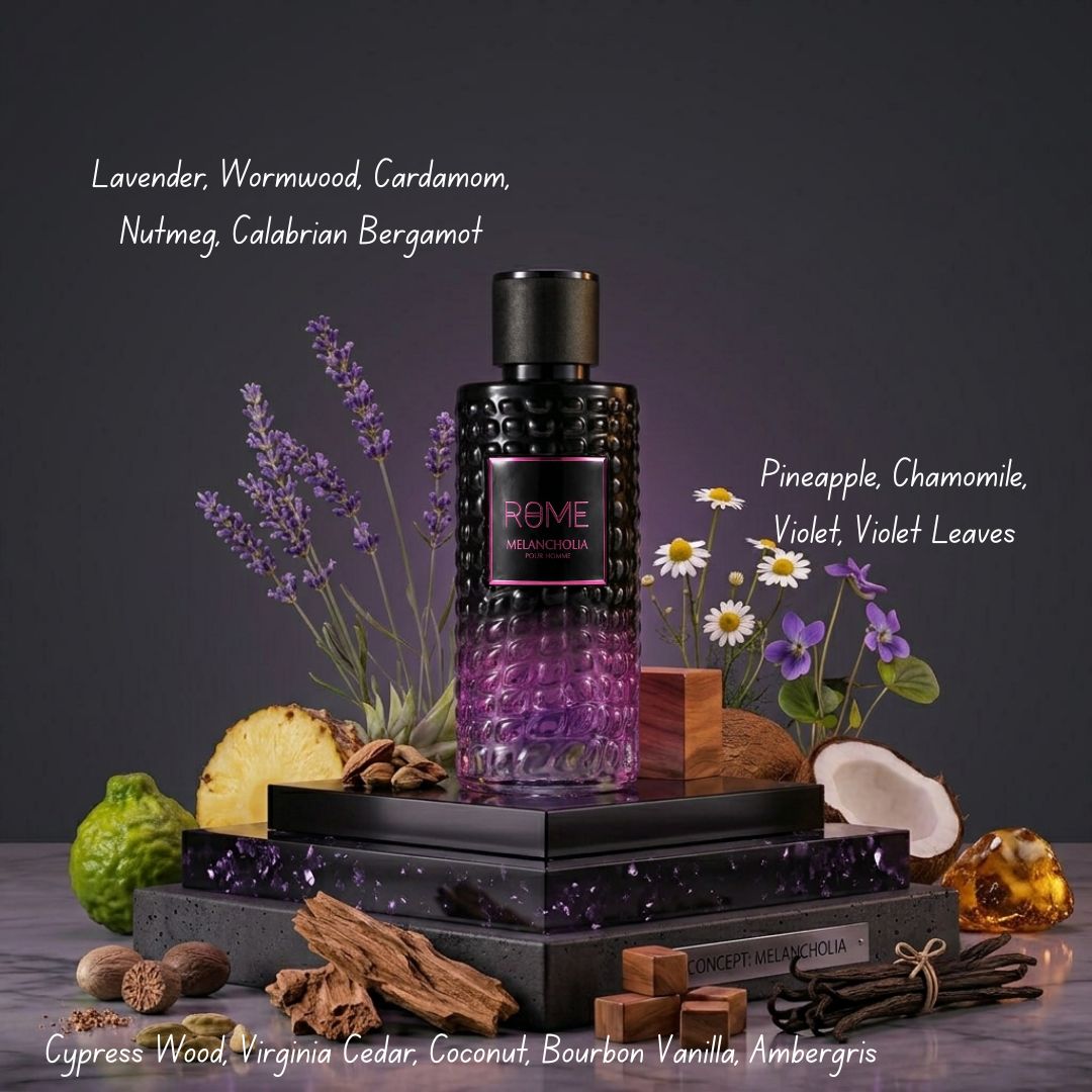 Rome Melancholia Pour Homme Eau de Parfum Spray 100ml (3.4 oz) by Mast Perfumes