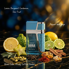 Aura Fresh Eau de Parfum Spray 100ML (3.4 OZ) By Armaf
