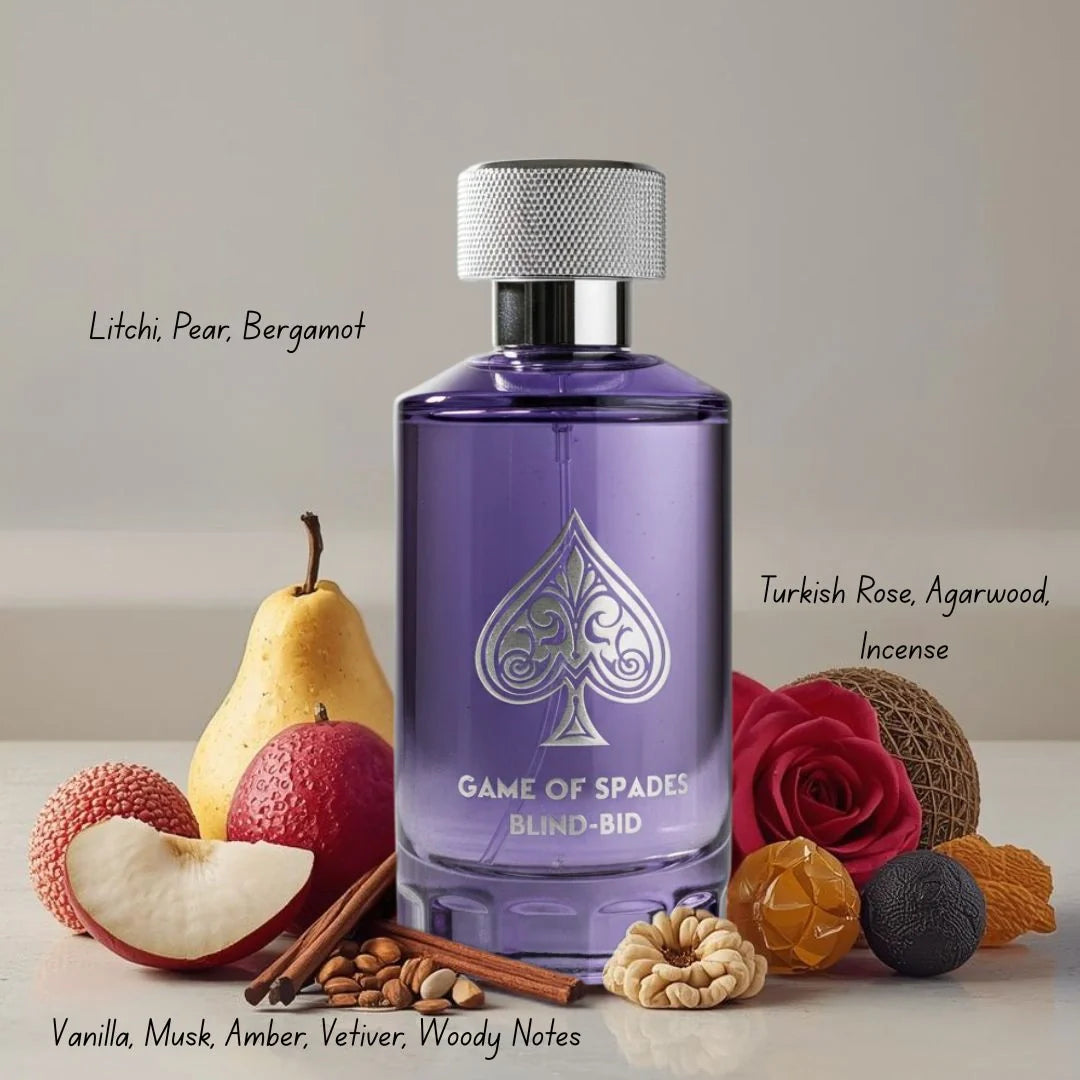 Game of Spades Blind-Bid Eau de Parfum Spray 90ml (3.0 oz) by Jo Milano Paris