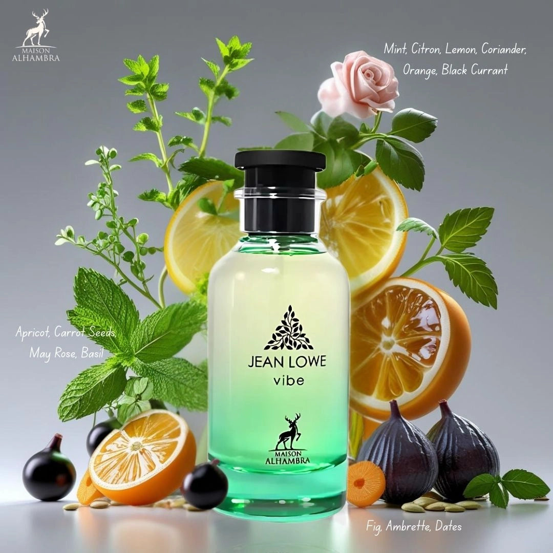 Jean Lowe Vibe Eau De Parfum Spray 100ml (3.4 oz) by Maison Alhambra