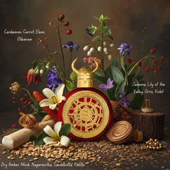 Bharara Viking Kashmir Eau De Parfum spray bottle, 100ml, featuring a sleek design with the Bharara brand label.