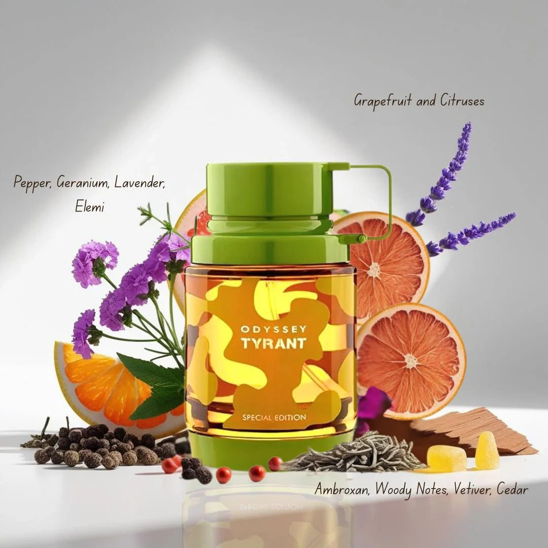 Odyssey Tyrant Special Edition Eau de Parfum Spray 100ml (3.4 Oz) by Armaf